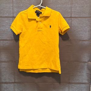 Polo by Ralph Lauren size 5 yellow boys polo